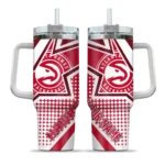 custom atlanta hawks arrow burst red curved tumbler best selling 1.webp