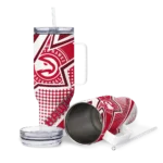 custom atlanta hawks arrow burst red curved tumbler best selling 1.webp