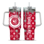 custom atlanta hawks bullseye drips red curved tumbler best selling 1.webp