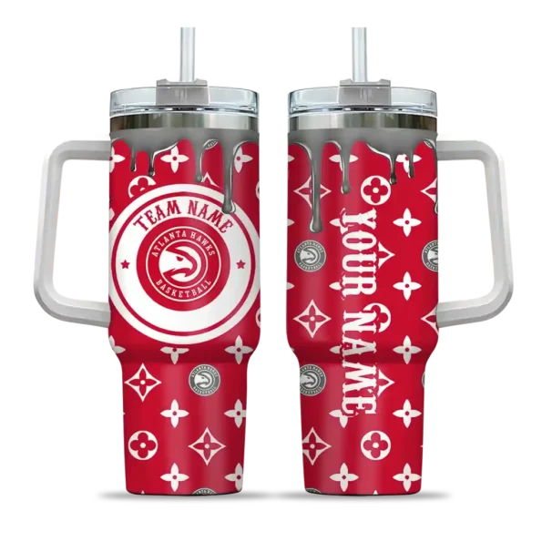custom atlanta hawks bullseye drips red curved tumbler best selling 1.webp