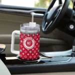 custom atlanta hawks bullseye drips red curved tumbler best selling 1.webp