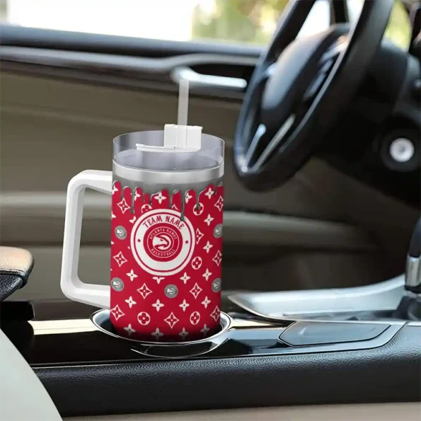 custom atlanta hawks bullseye drips red curved tumbler trendy 1.webp