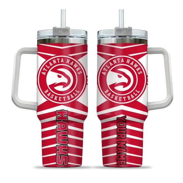 custom atlanta hawks chevron layers red curved tumbler best selling 1.webp