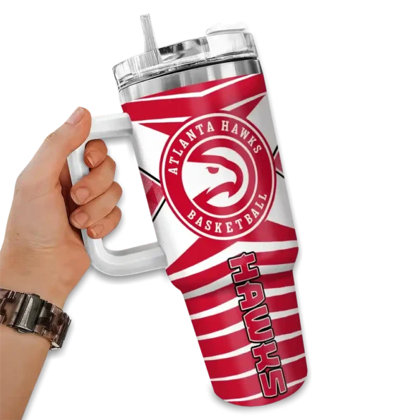 custom atlanta hawks chevron layers red curved tumbler fashion forward 1.webp