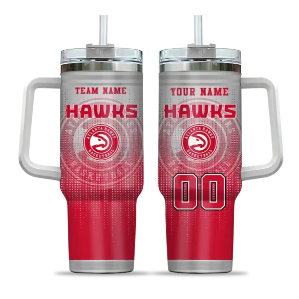 custom atlanta hawks gradient dots red curved tumbler best selling 1.webp