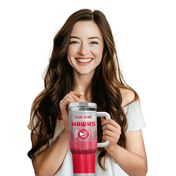 custom atlanta hawks gradient dots red curved tumbler premium grade 1.webp