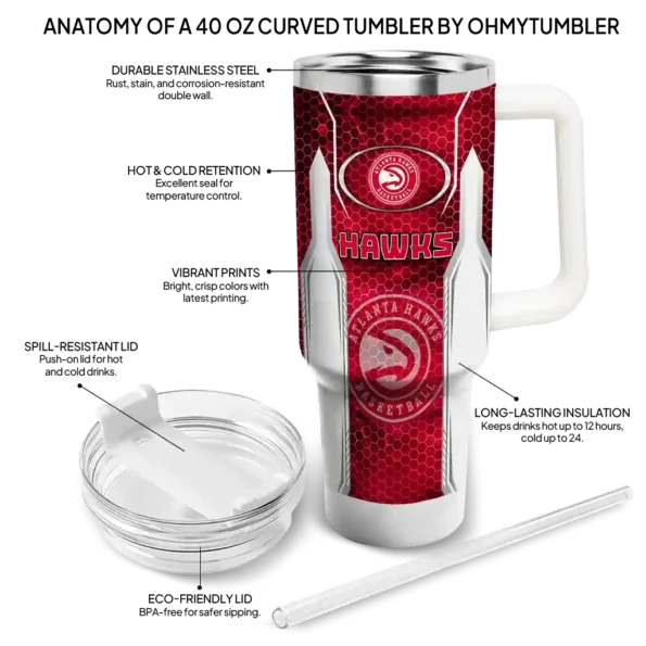 custom atlanta hawks hexagon armor red curved tumbler new arrival 1.webp