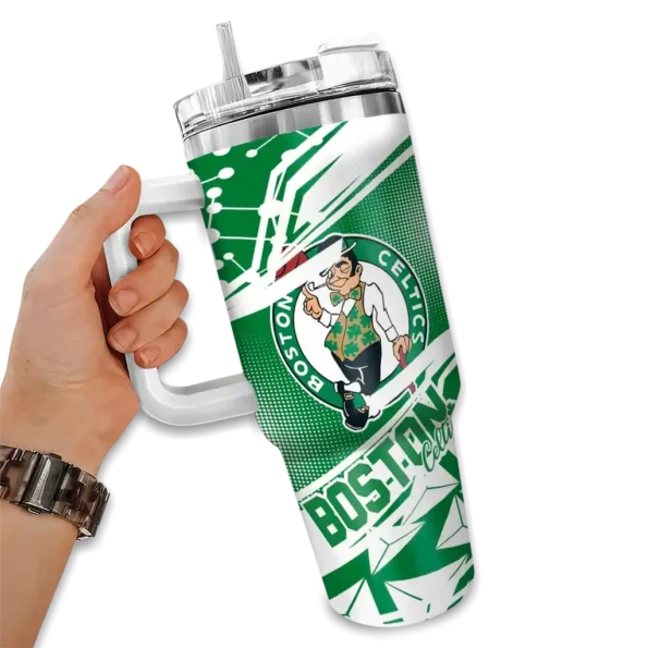 custom boston celtics abstract paths green curved tumbler fashion forward 1.webp