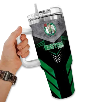 custom boston celtics arrow armor green black curved tumbler fashion forward 1.webp