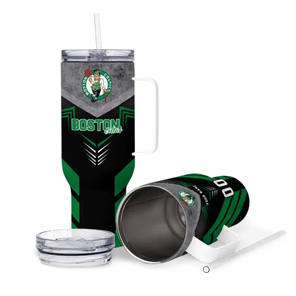 custom boston celtics arrow armor green black curved tumbler high quality 1.webp