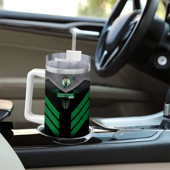 custom boston celtics arrow armor green black curved tumbler trendy 1.webp