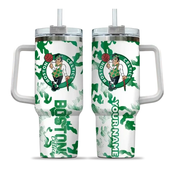 custom boston celtics camo mashup green white curved tumbler best selling 1.webp