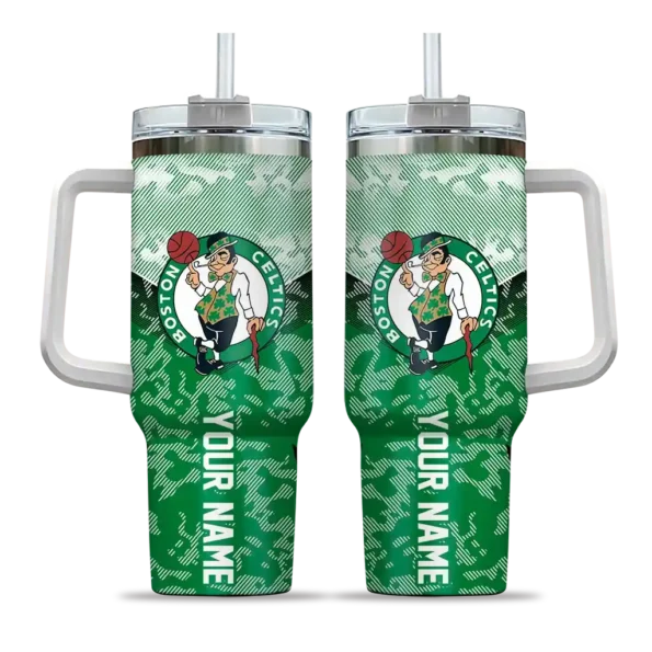 custom boston celtics chevron stripe green curved tumbler best selling 1.webp
