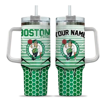 custom boston celtics hex texture green curved tumbler best selling 1.webp