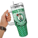 custom boston celtics hex texture green curved tumbler best selling 1.webp