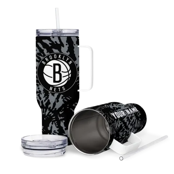 custom brooklyn nets burst swirl black curved tumbler high quality 1.webp
