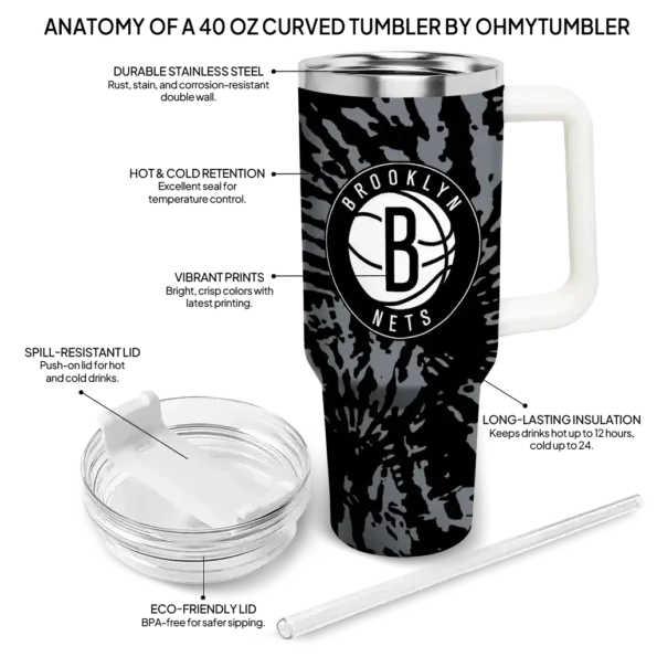custom brooklyn nets burst swirl black curved tumbler new arrival 1.webp