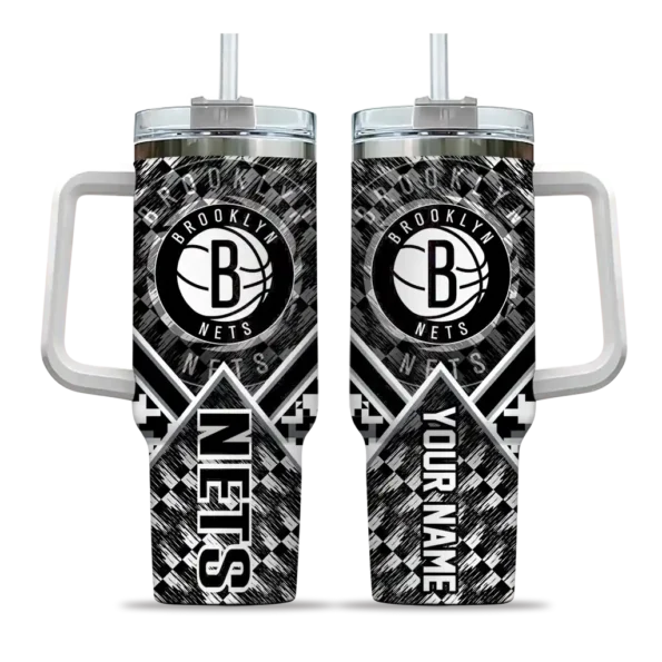 custom brooklyn nets chevron angle black curved tumbler best selling 1.webp