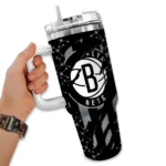 custom brooklyn nets claw cut black curved tumbler best selling 1.webp
