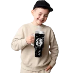 custom brooklyn nets claw cut black curved tumbler best selling 1.webp