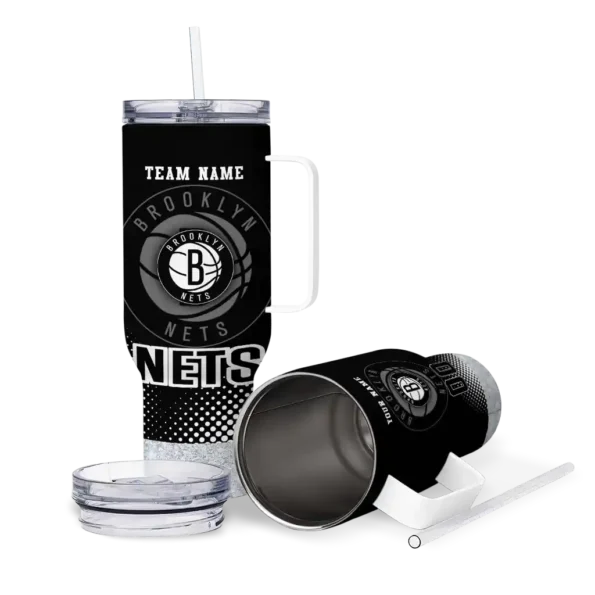 custom brooklyn nets geometric prism black curved tumbler high quality 1.webp
