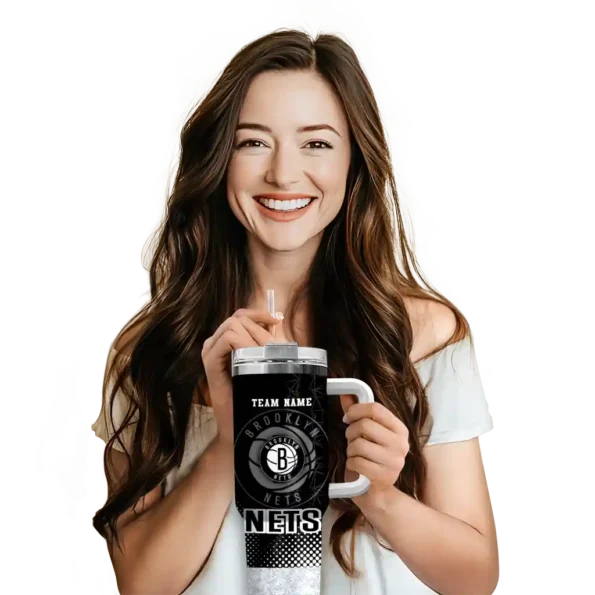 custom brooklyn nets geometric prism black curved tumbler premium grade 1.webp