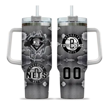 custom brooklyn nets superman shield black gray curved tumbler best selling 1.webp