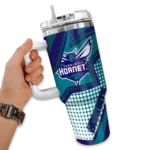 custom charlotte hornets arrow burst teal curved tumbler best selling 1.webp