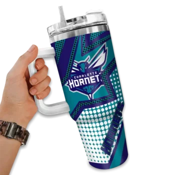 custom charlotte hornets arrow burst teal curved tumbler fashion forward 1.webp
