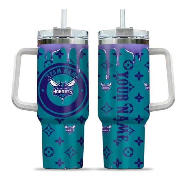 custom charlotte hornets bullseye drips teal curved tumbler best selling 1.webp