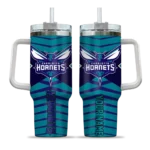 custom charlotte hornets chevron layers teal curved tumbler best selling 1.webp