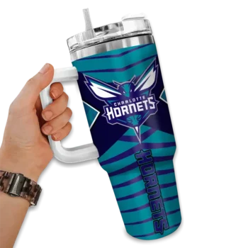 custom charlotte hornets chevron layers teal curved tumbler fashion forward 1.webp