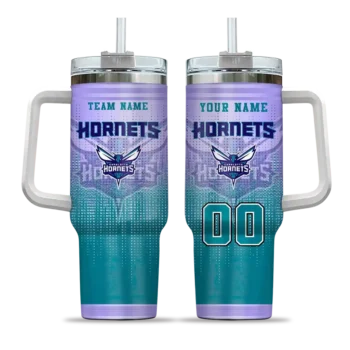 custom charlotte hornets gradient dots teal curved tumbler best selling 1.webp