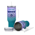 custom charlotte hornets gradient dots teal curved tumbler best selling 1.webp