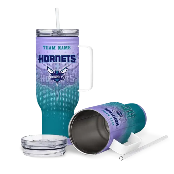 custom charlotte hornets gradient dots teal curved tumbler high quality 1.webp