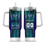 custom charlotte hornets hexagon armor teal curved tumbler best selling 1.webp