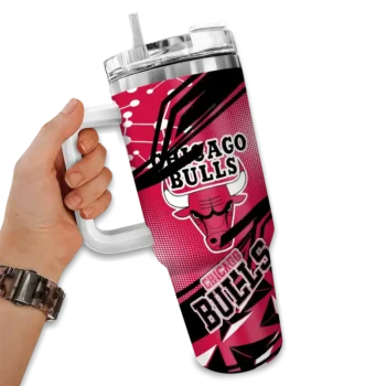 custom chicago bulls abstract paths red curved tumbler fashion forward 1.webp
