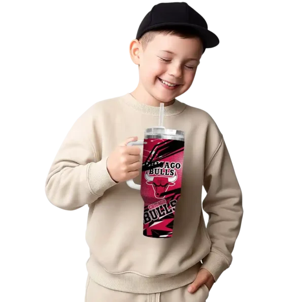 custom chicago bulls abstract paths red curved tumbler latest model 1.webp