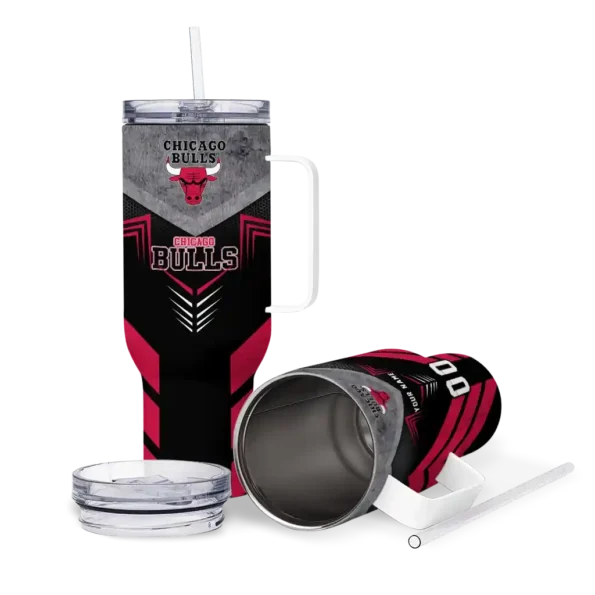 custom chicago bulls arrow armor red black curved tumbler high quality 1.webp