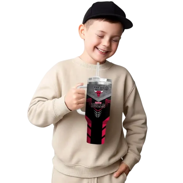 custom chicago bulls arrow armor red black curved tumbler latest model 1.webp