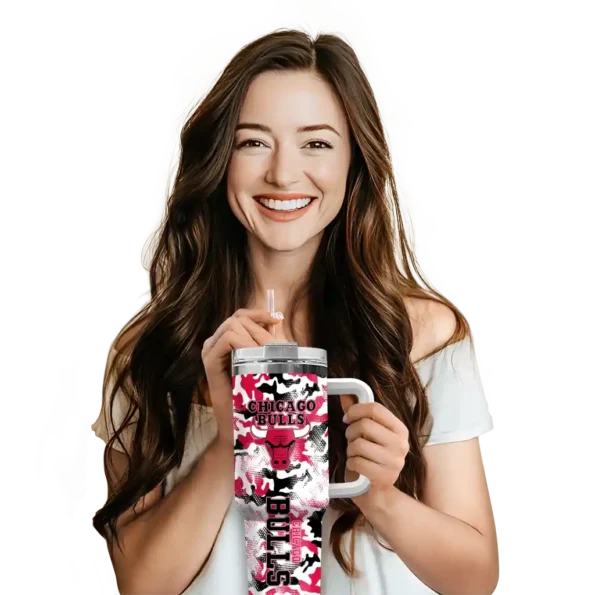custom chicago bulls camo mashup red white curved tumbler premium grade 1.webp