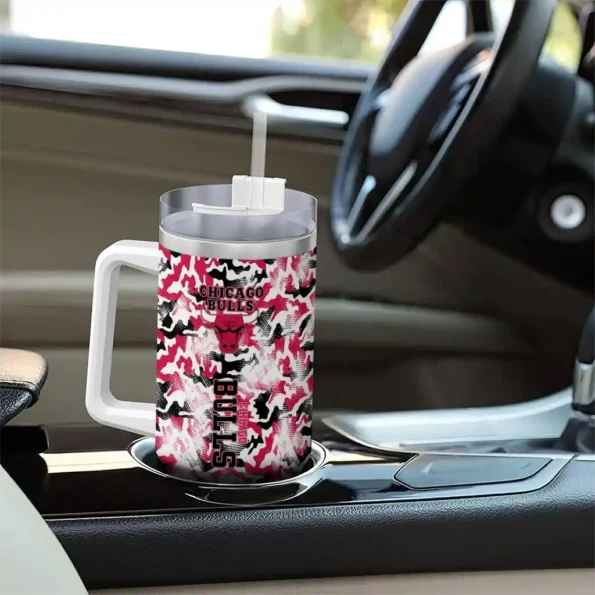 custom chicago bulls camo mashup red white curved tumbler trendy 1.webp