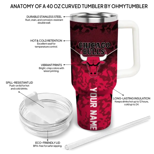 custom chicago bulls chevron stripe red curved tumbler new arrival 1.webp