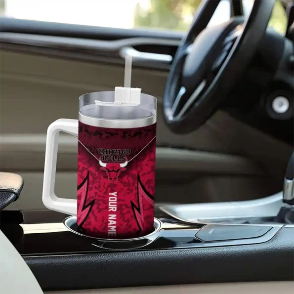 custom chicago bulls chevron stripe red curved tumbler trendy 1.webp