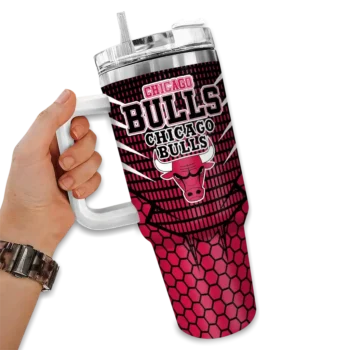 custom chicago bulls hex texture red curved tumbler fashion forward 1.webp