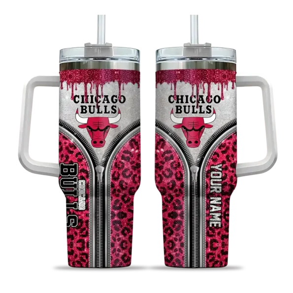 custom chicago bulls leopard zipper red curved tumbler best selling 1.webp