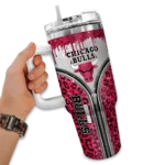 custom chicago bulls leopard zipper red curved tumbler best selling 1.webp