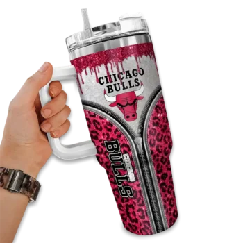 custom chicago bulls leopard zipper red curved tumbler fashion forward 1.webp