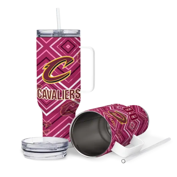 custom cleveland cavaliers bold diamonds wine curved tumbler high quality 1.webp