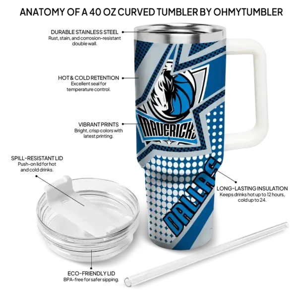 custom dallas mavericks arrow burst blue curved tumbler new arrival 1.webp